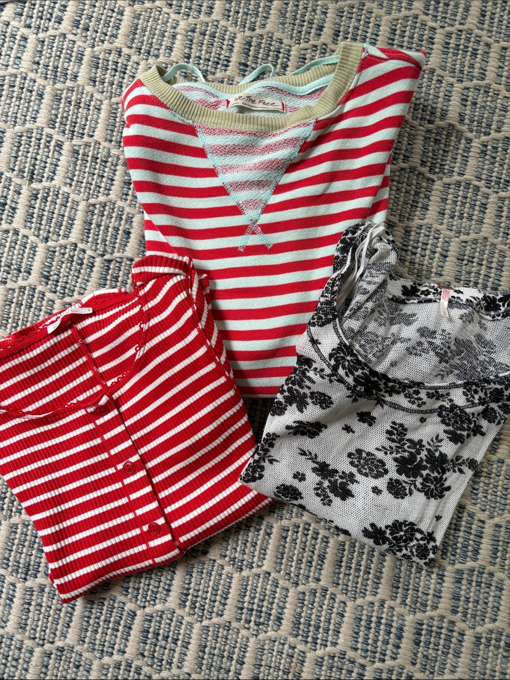 Three Free People tops